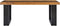 vidaXL - Salontafel - 100x50x40 - cm - massief - teakhout - en - lavasteen