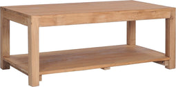 vidaXL - Salontafel - 100x50x40 - cm - massief - teakhout