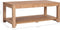 vidaXL - Salontafel - 100x50x40 - cm - massief - teakhout