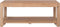 vidaXL - Salontafel - 100x50x40 - cm - massief - teakhout