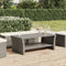 vidaXL - Salontafel - 100x50x40 - cm - poly - rattan - grijs