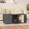 vidaXL - Salontafel - 100x50x41 - cm - massief - grenenhout - grijs