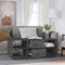 vidaXL - Salontafel - 100x50x41 - cm - massief - grenenhout - grijs