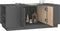 vidaXL - Salontafel - 100x50x41 - cm - massief - grenenhout - grijs