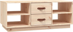 vidaXL - Salontafel - 100x50x41 - cm - massief - grenenhout