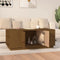 vidaXL - Salontafel - 100x50x41 - cm - massief - grenenhout - honingbruin