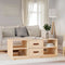 vidaXL - Salontafel - 100x50x41 - cm - massief - grenenhout