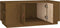 vidaXL - Salontafel - 100x50x41 - cm - massief - grenenhout - honingbruin