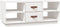vidaXL - Salontafel - 100x50x41 - cm - massief - grenenhout - wit