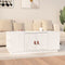 vidaXL - Salontafel - 100x50x41 - cm - massief - grenenhout - wit