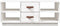vidaXL - Salontafel - 100x50x41 - cm - massief - grenenhout - wit