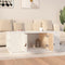 vidaXL - Salontafel - 100x50x41 - cm - massief - grenenhout - wit