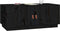 vidaXL - Salontafel - 100x50x41 - cm - massief - grenenhout - zwart