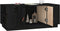 vidaXL - Salontafel - 100x50x41 - cm - massief - grenenhout - zwart