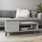 vidaXL - Salontafel - 100x50x45 - cm - bewerkt - hout - betongrijs