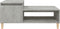 vidaXL - Salontafel - 100x50x45 - cm - bewerkt - hout - betongrijs