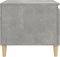 vidaXL - Salontafel - 100x50x45 - cm - bewerkt - hout - betongrijs