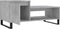 vidaXL - Salontafel - 100x50x45 - cm - bewerkt - hout - betongrijs