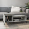 vidaXL - Salontafel - 100x50x45 - cm - bewerkt - hout - betongrijs