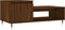 vidaXL - Salontafel - 100x50x45 - cm - bewerkt - hout - bruineiken