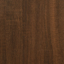 vidaXL - Salontafel - 100x50x45 - cm - bewerkt - hout - bruineiken