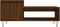 vidaXL - Salontafel - 100x50x45 - cm - bewerkt - hout - bruineiken