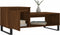 vidaXL - Salontafel - 100x50x45 - cm - bewerkt - hout - bruineiken