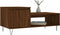 vidaXL - Salontafel - 100x50x45 - cm - bewerkt - hout - bruineiken