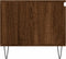 vidaXL - Salontafel - 100x50x45 - cm - bewerkt - hout - bruineiken