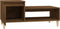vidaXL - Salontafel - 100x50x45 - cm - bewerkt - hout - bruineiken
