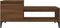 vidaXL - Salontafel - 100x50x45 - cm - bewerkt - hout - bruineiken