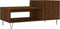 vidaXL - Salontafel - 100x50x45 - cm - bewerkt - hout - bruineiken