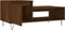 vidaXL - Salontafel - 100x50x45 - cm - bewerkt - hout - bruineiken