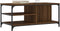 vidaXL - Salontafel - 100x50x45 - cm - bewerkt - hout - bruineiken