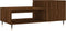 vidaXL - Salontafel - 100x50x45 - cm - bewerkt - hout - bruineiken