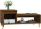 vidaXL - Salontafel - 100x50x45 - cm - bewerkt - hout - bruineiken