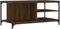 vidaXL - Salontafel - 100x50x45 - cm - bewerkt - hout - bruineiken