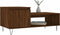 vidaXL - Salontafel - 100x50x45 - cm - bewerkt - hout - bruineiken