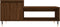 vidaXL - Salontafel - 100x50x45 - cm - bewerkt - hout - bruineiken