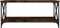 vidaXL - Salontafel - 100x50x45 - cm - bewerkt - hout - en - ijzer - gerookt - eiken