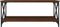 vidaXL - Salontafel - 100x50x45 - cm - bewerkt - hout - en - ijzer - bruineikenkleur