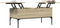 vidaXL - Salontafel - 100x50x45 - cm - bewerkt - hout - en - metaal - sonoma - eiken