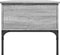 vidaXL - Salontafel - 100x50x45 - cm - bewerkt - hout - en - metaal - grijs - sonoma