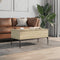 vidaXL - Salontafel - 100x50x45 - cm - bewerkt - hout - en - metaal - sonoma - eiken