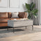 vidaXL - Salontafel - 100x50x45 - cm - bewerkt - hout - en - metaal - grijs - sonoma