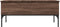 vidaXL - Salontafel - 100x50x45 - cm - bewerkt - hout - en - metaal - bruin - eikenkleur