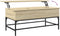 vidaXL - Salontafel - 100x50x45 - cm - bewerkt - hout - en - metaal - sonoma - eiken