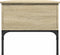 vidaXL - Salontafel - 100x50x45 - cm - bewerkt - hout - en - metaal - sonoma - eiken