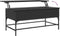 vidaXL - Salontafel - 100x50x45 - cm - bewerkt - hout - en - metaal - zwart