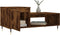 vidaXL - Salontafel - 100x50x45 - cm - bewerkt - hout - gerookt - eikenkleurig